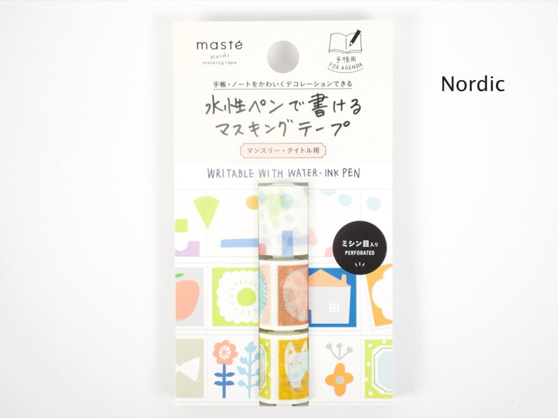 Mark's Inc. Trio Perforated Writeable Washi for Agenda
