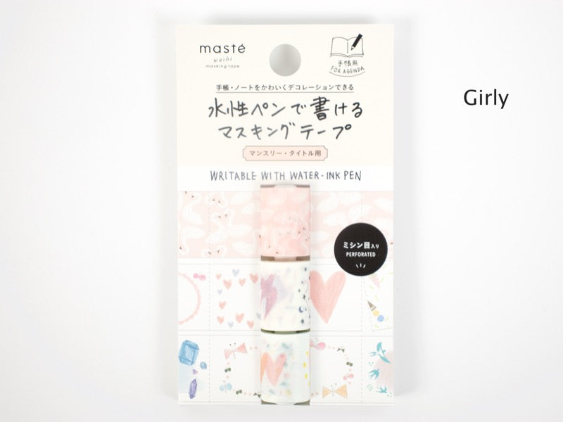 Mark's Inc. Trio Perforated Writeable Washi for Agenda