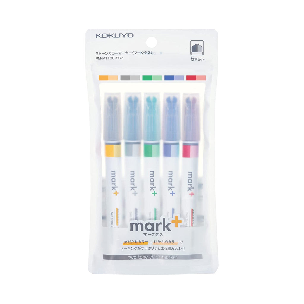 Marktus Dual Tone Color Highlighter Set / KOKUYO