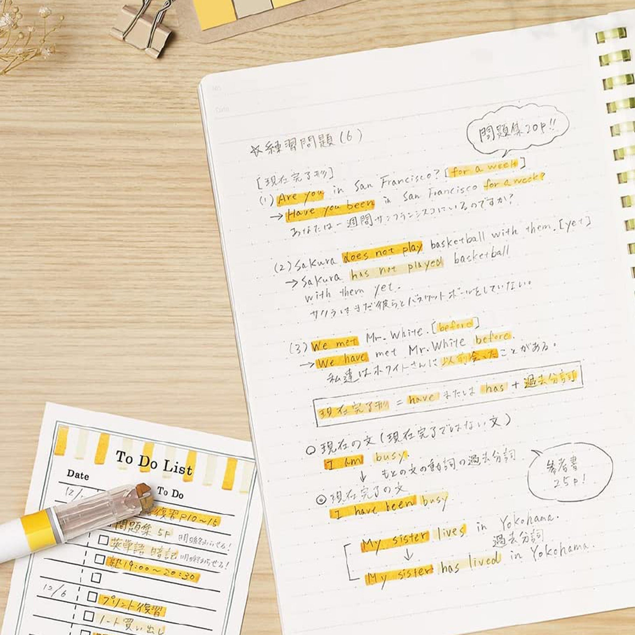 Marktus Dual Tone Color Highlighter Set / KOKUYO