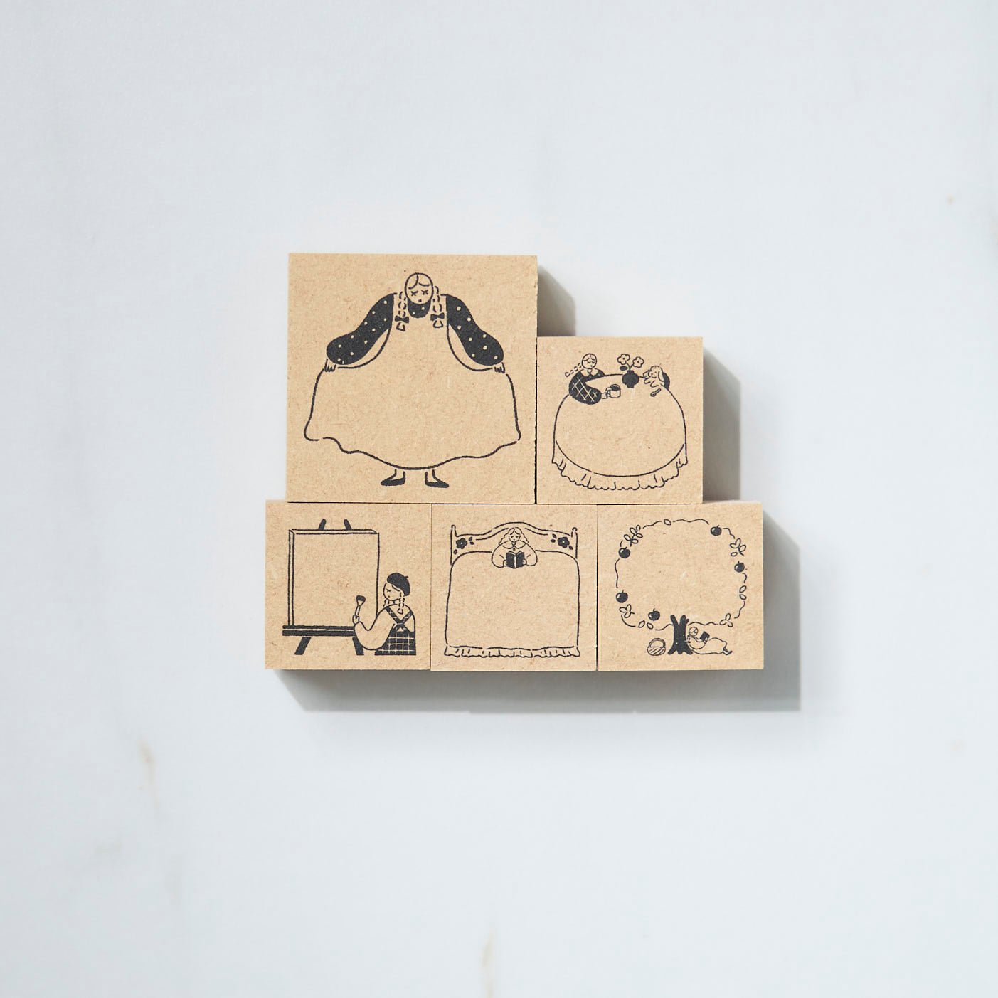 Marl-chan Frame Stamp Series / Stamp Marche