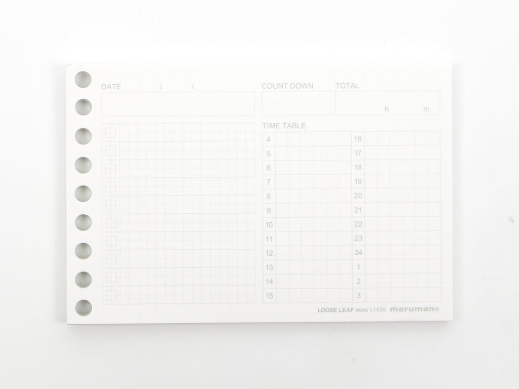 Maruman Mini Session Time Planning Refill