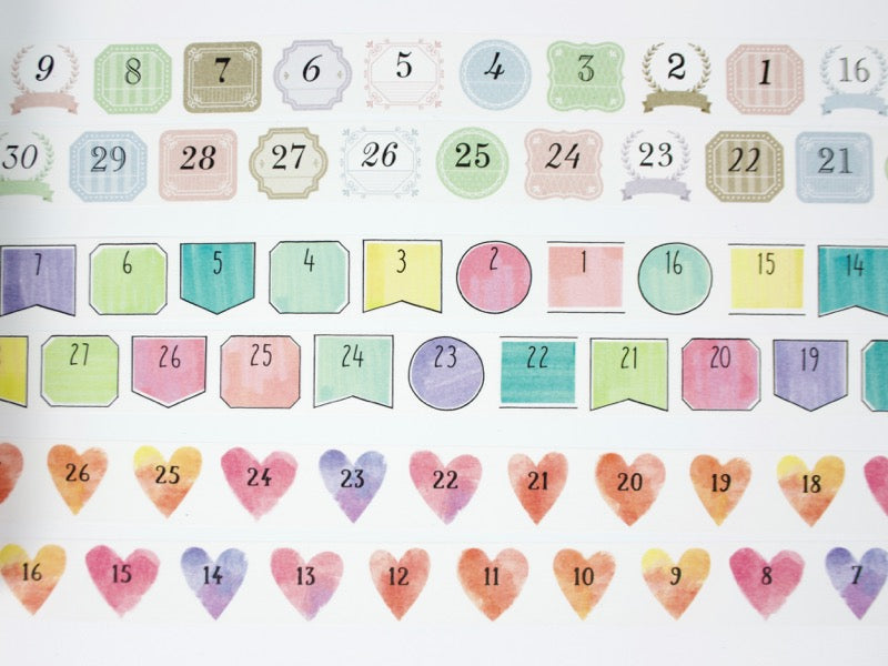 Mark's Inc. Day Perforated Writeable Washi