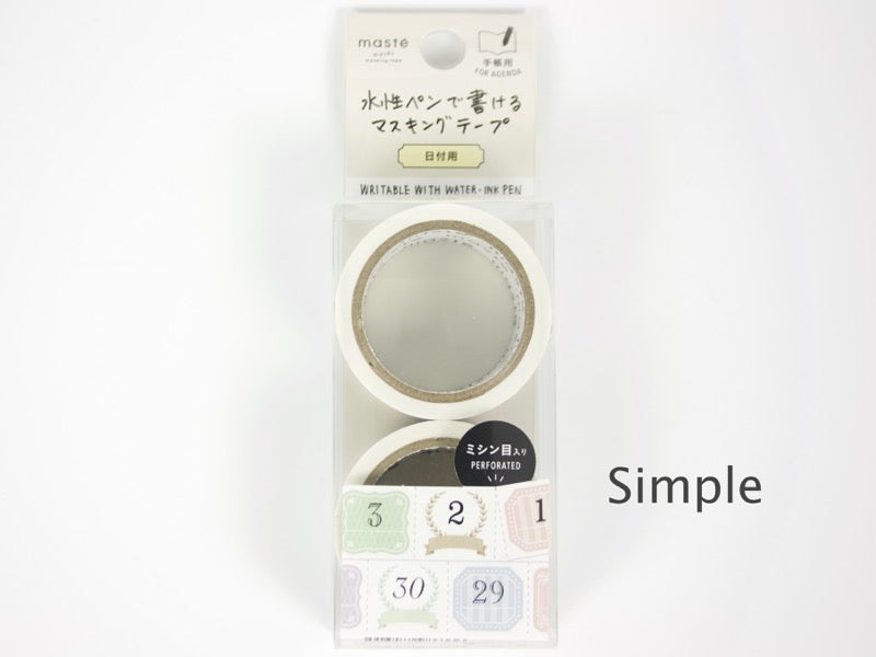 Mark's Inc. Day Perforated Writeable Washi