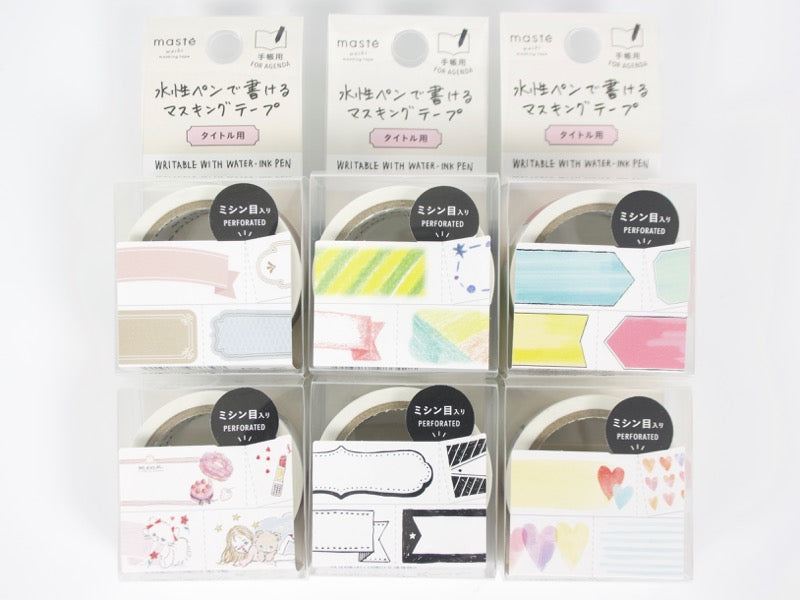 Mark's Inc. Title Perforated Writable Washi