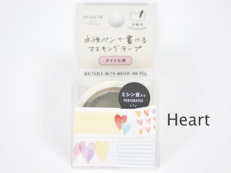 Mark's Inc. Title Perforated Writable Washi