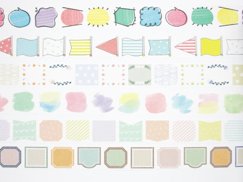 Mark's Inc. Monthly Perforated Writeable Washi