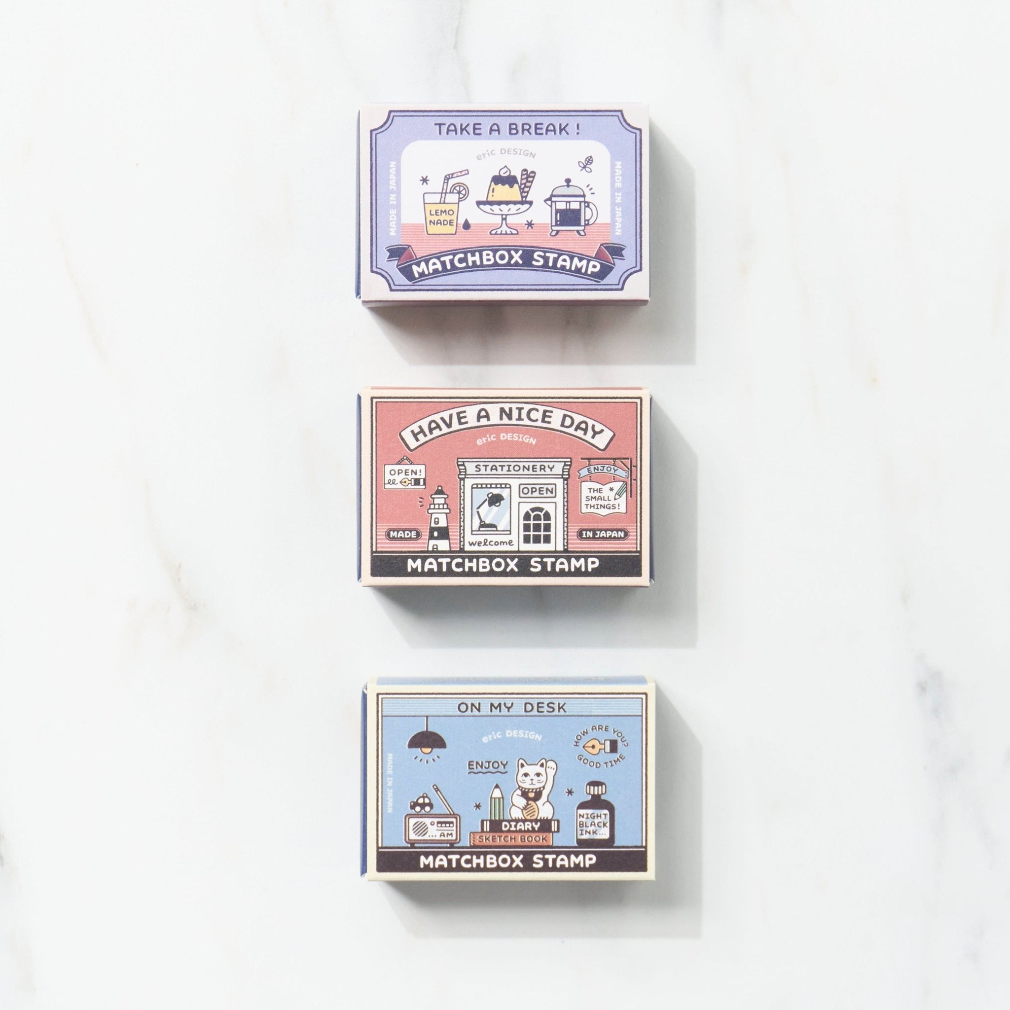 Match Box eric Collaboration Stamp Set / Sanby