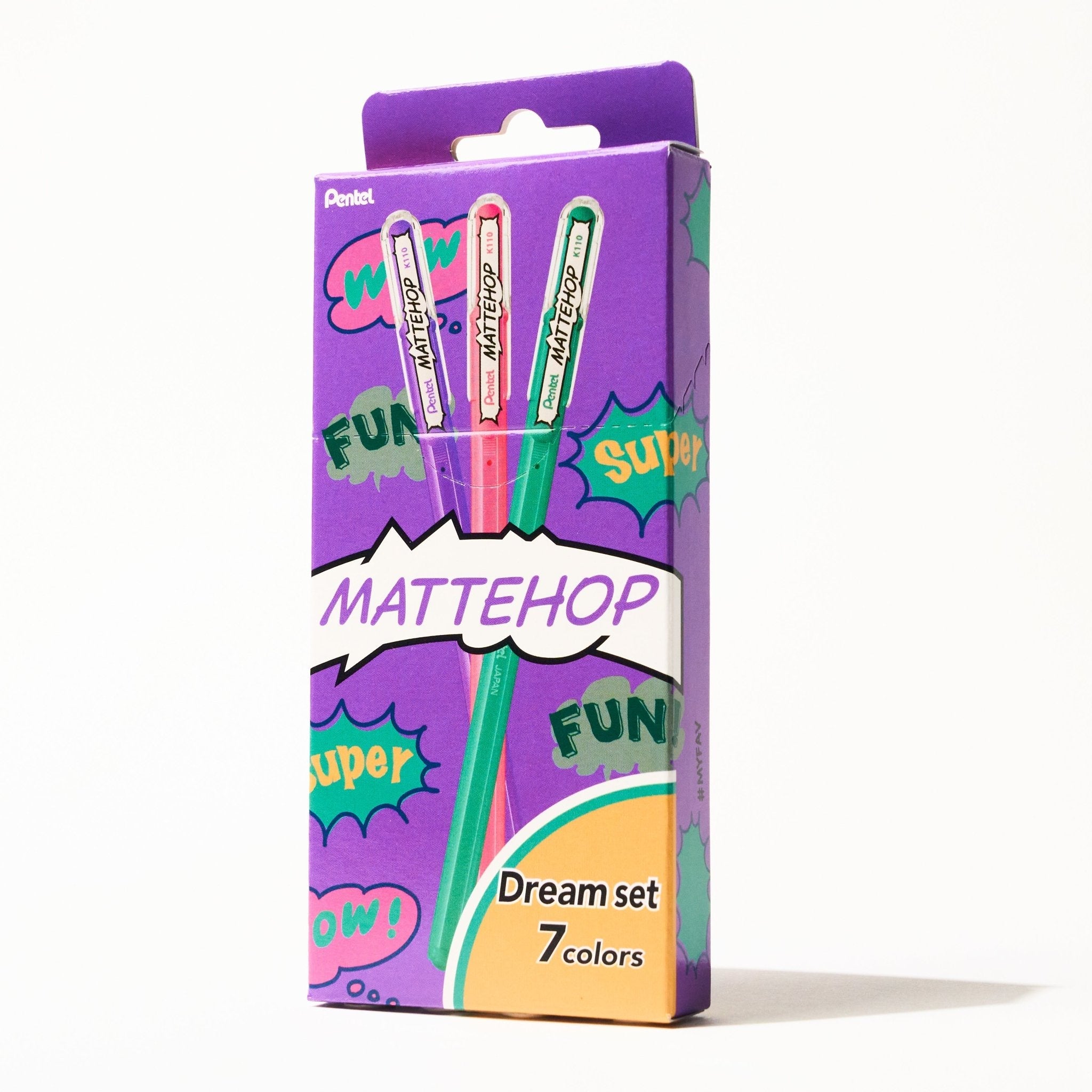 Mattehop Gel Ink Pen Set / Pentel