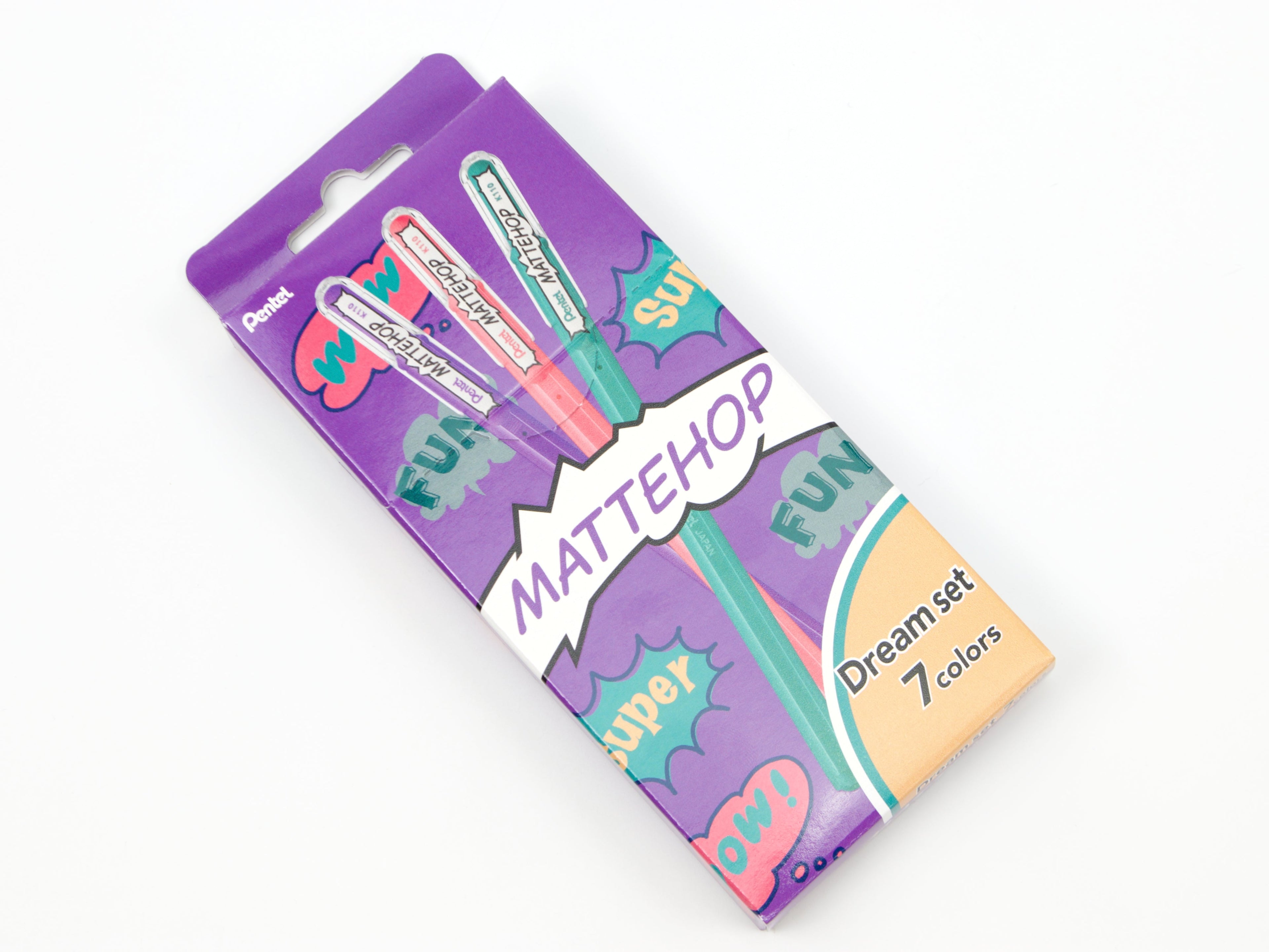 Pentel Mattehop 7 Color Set