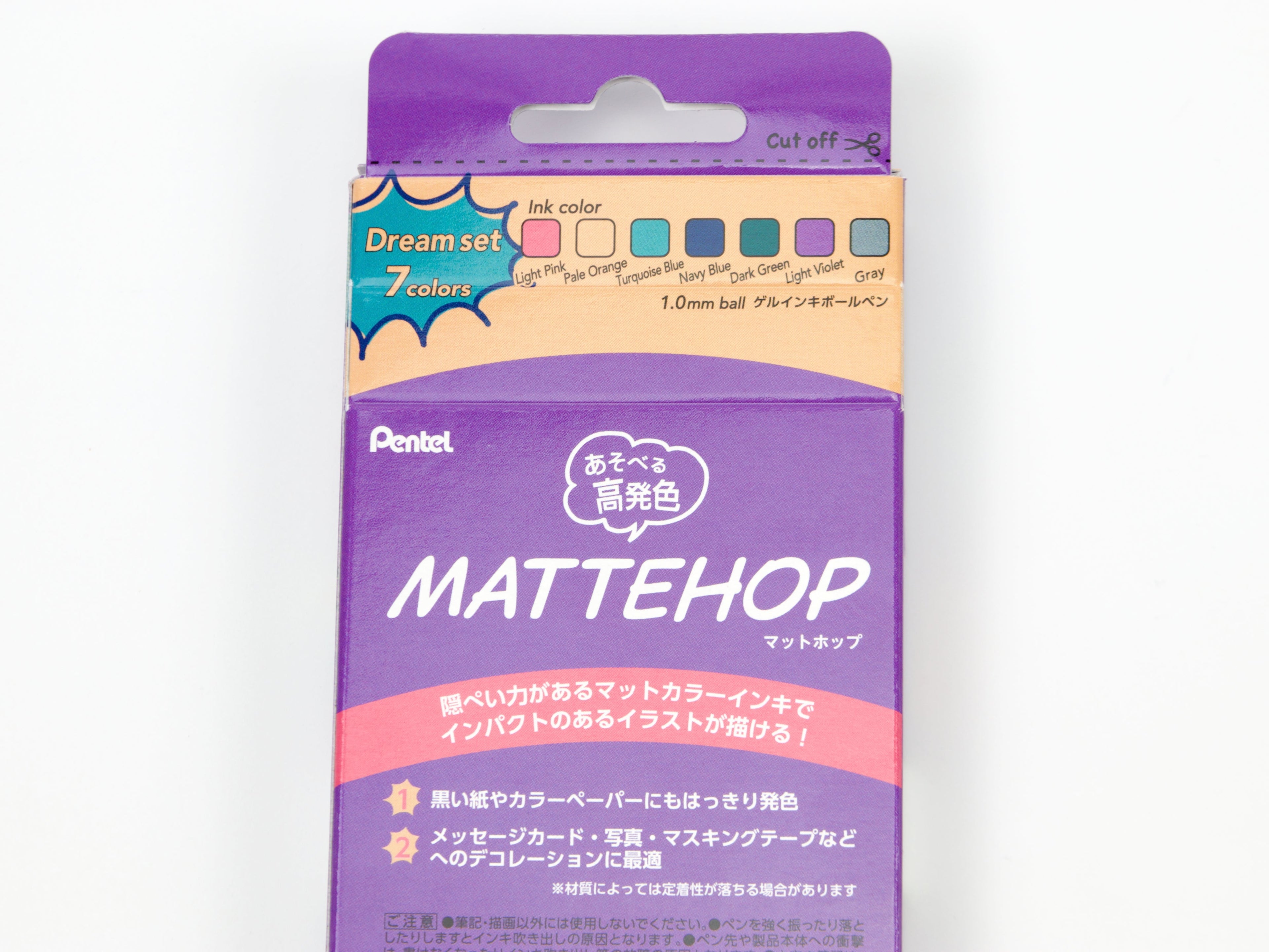 Pentel Mattehop 7 Color Set