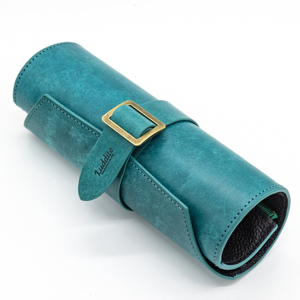 MAYA Leather Roll Pen Case / Luddite