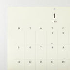 MD Bi-Fold Wall Calendar 2026 / MIDORI