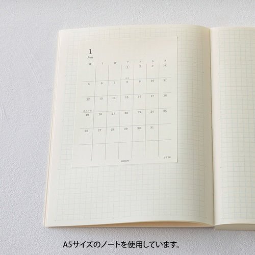 MD Diary Sticker 2026 / MIDORI