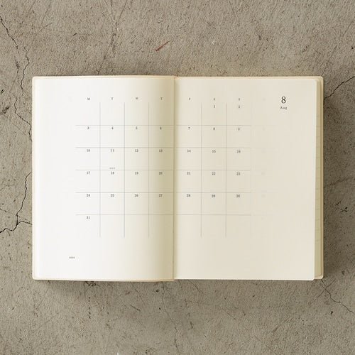 MD Notebook Diary 1 Day 1 Page 2026 / MIDORI