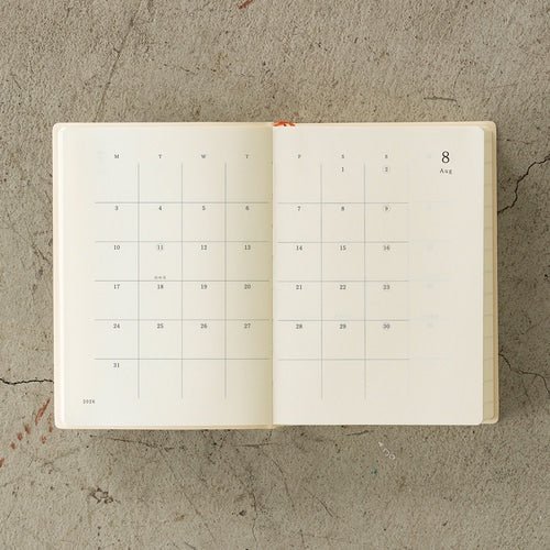 MD Notebook Diary 1 Day 1 Page 2026 / MIDORI