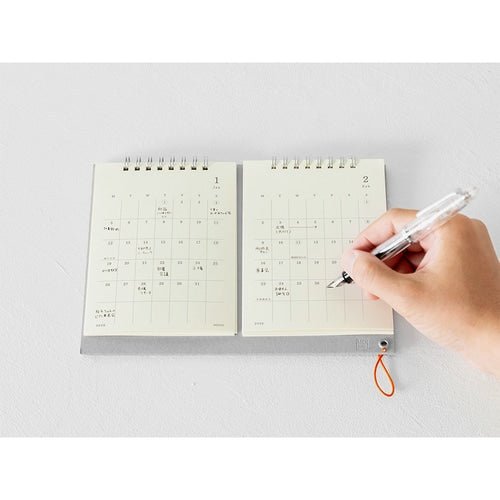 MD Twin Monthly Desk Calendar 2026 / MIDORI