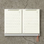MD Twin Monthly Desk Calendar 2026 / MIDORI