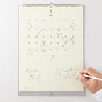 MD Wall Calendar 2026 with Pencil / MIDORI
