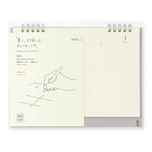 MD Weekly Desk Calendar 2026 / MIDORI