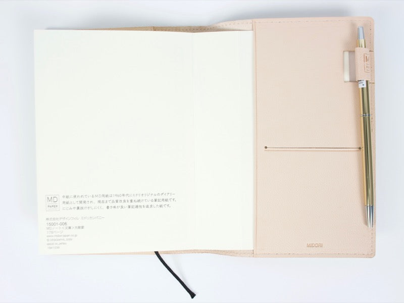 Midori MD Paper A6 Notebook Goat Cover