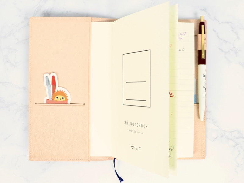 Midori MD Paper B6 Slim Notebook Goat Cover