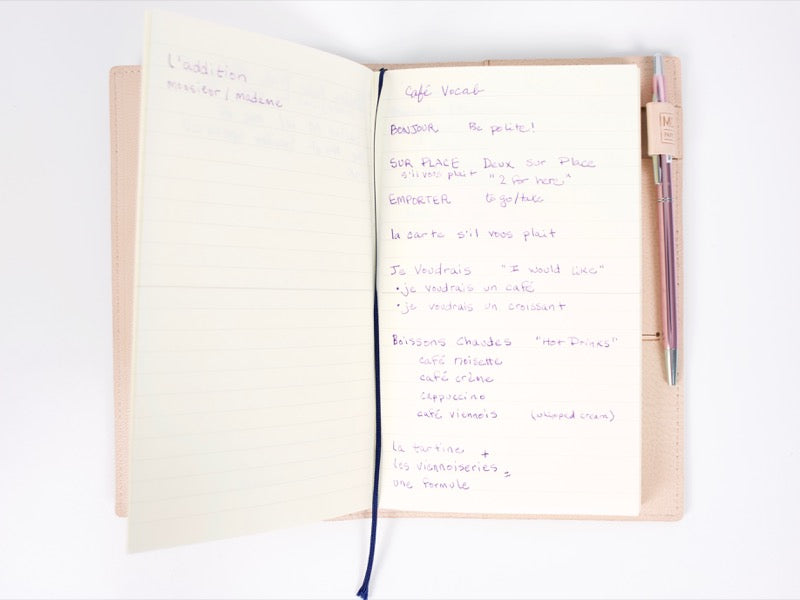 Midori MD Paper B6 Slim Notebook Goat Cover