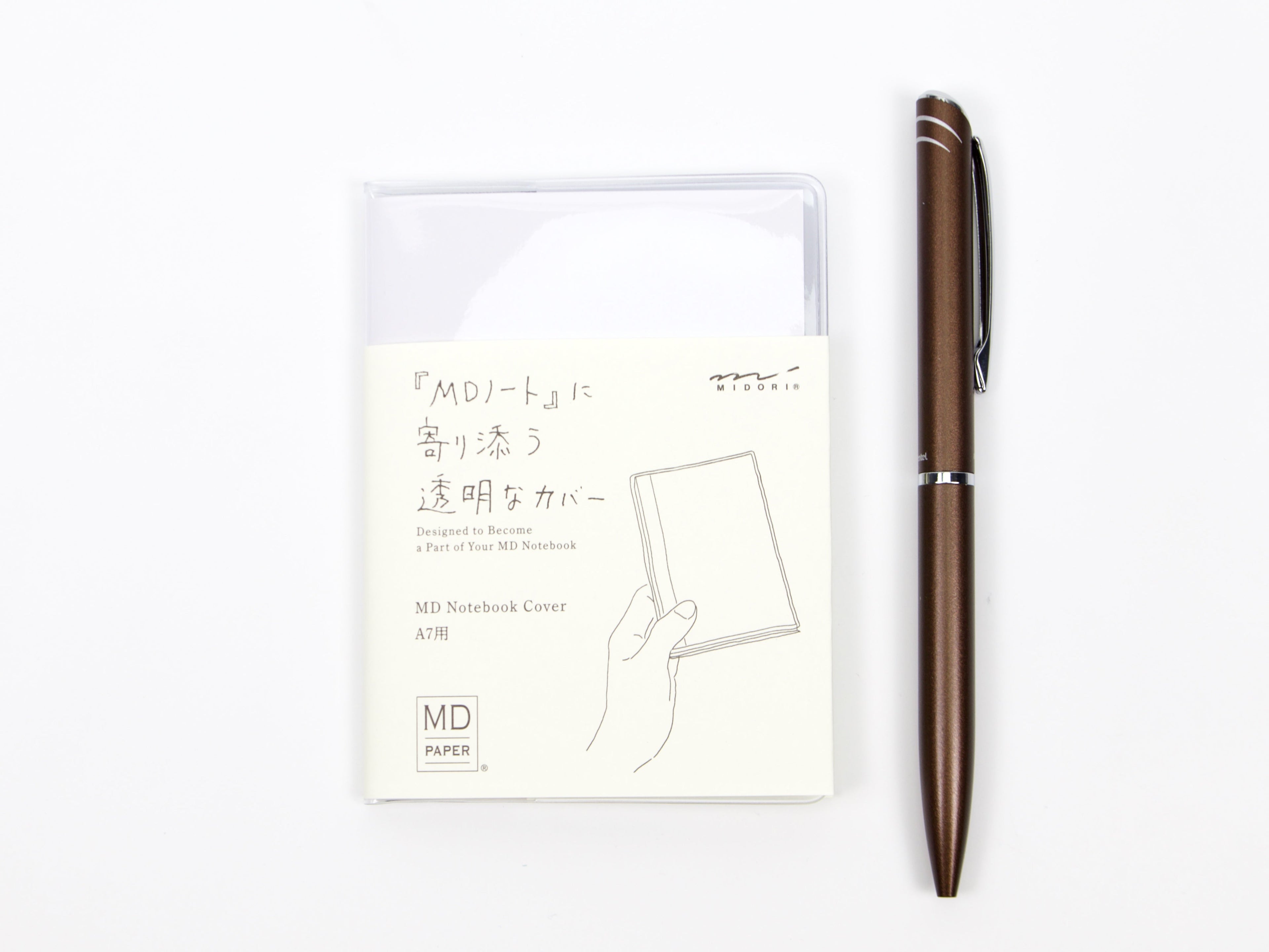 Midori MD Paper A7 Notebook Clear Cover