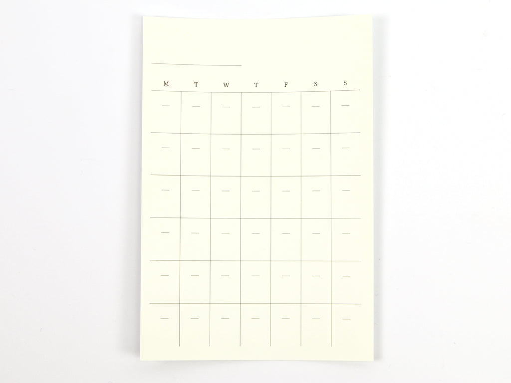 Midori MD Calendar Stickers