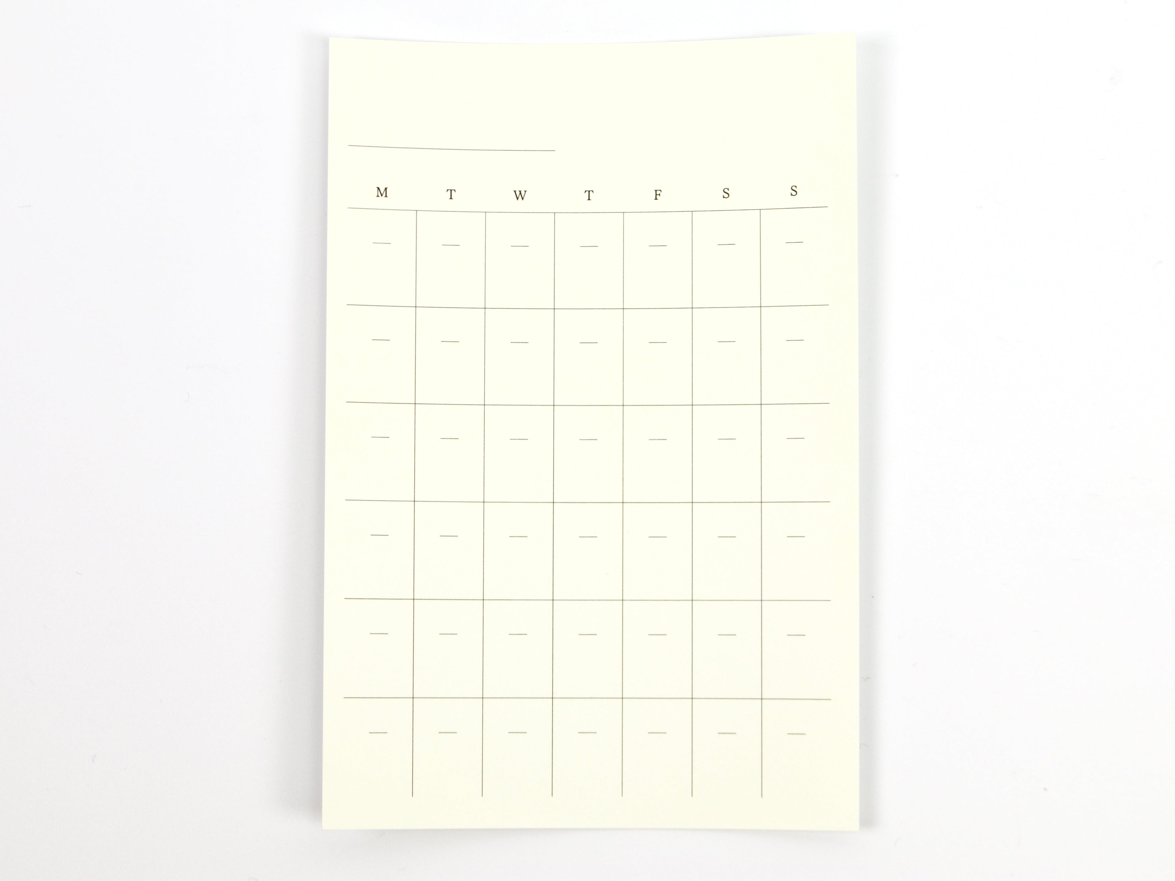 Midori MD Calendar Stickers