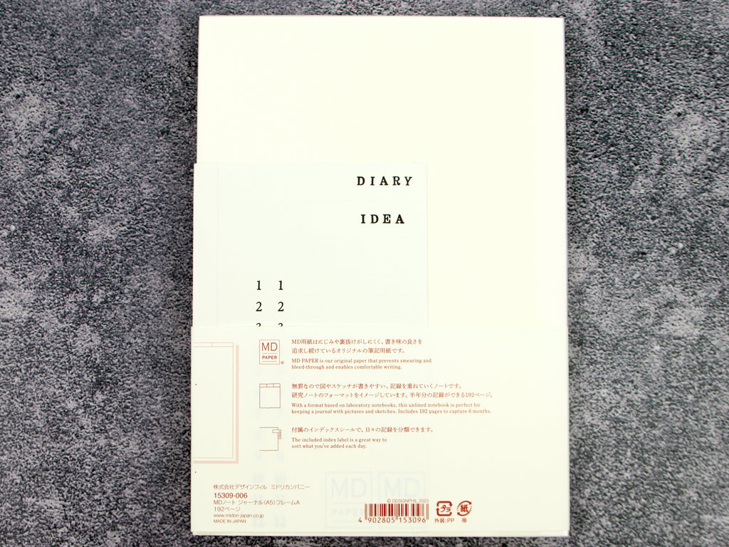 Midori MD Paper Notebook Journal A5