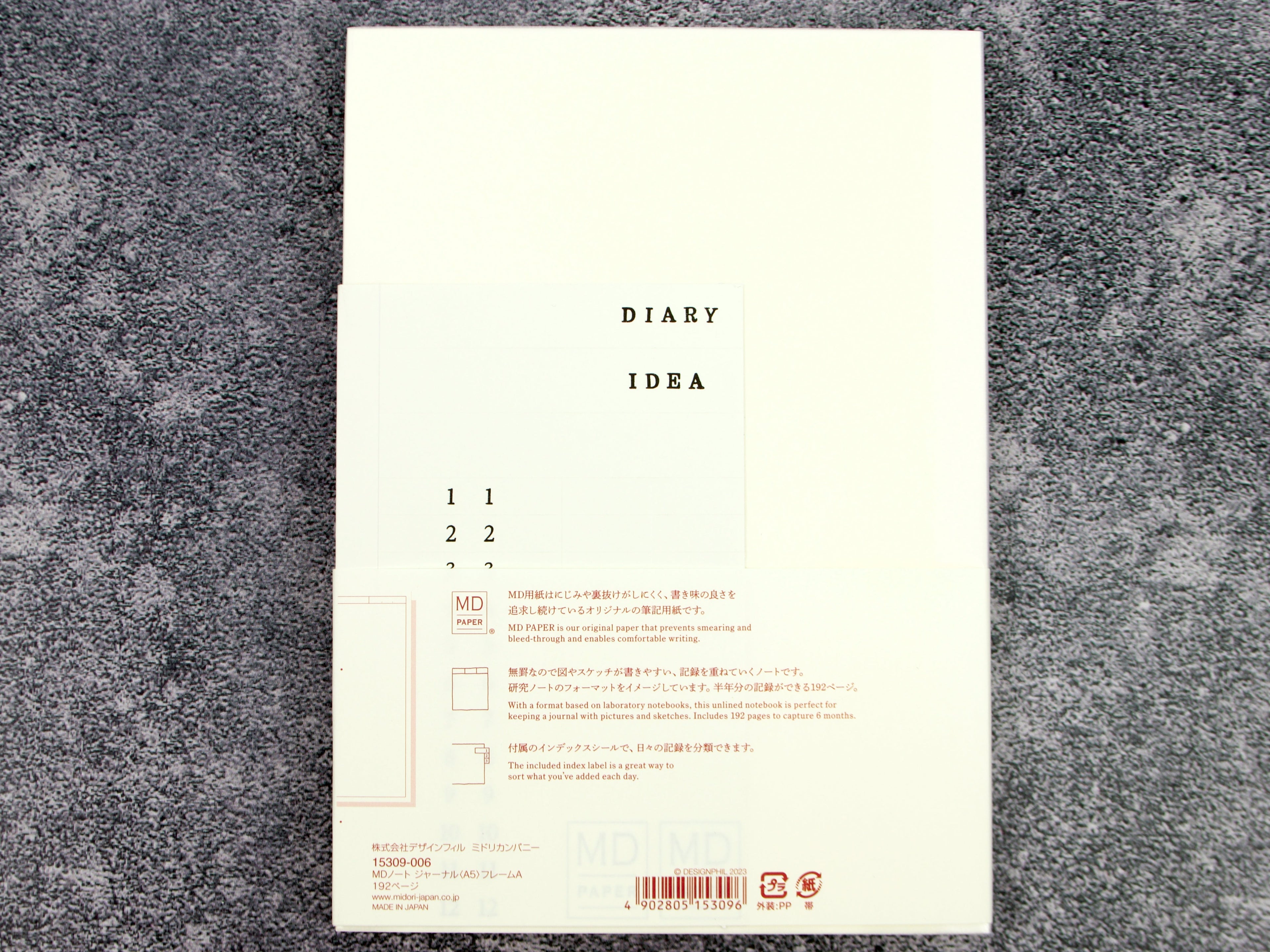 Midori MD Paper Notebook Journal A5