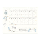 Medium Ring Desk Calendar 2026 / MIDORI