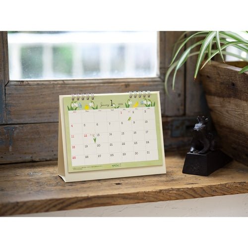 Medium Ring Desk Calendar 2026 / MIDORI