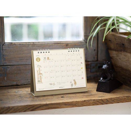 Medium Ring Desk Calendar 2026 / MIDORI