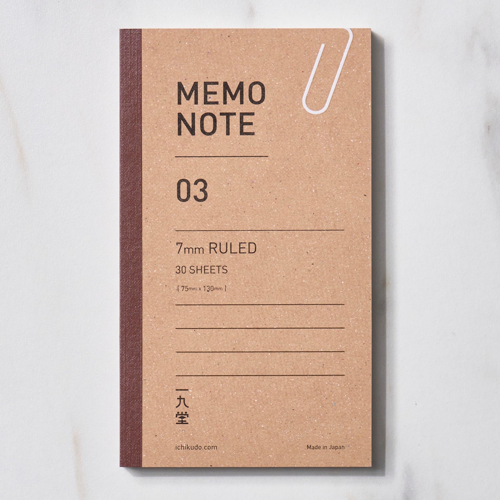 MEMO NOTE Mini Notebook / ICHIKUDO
