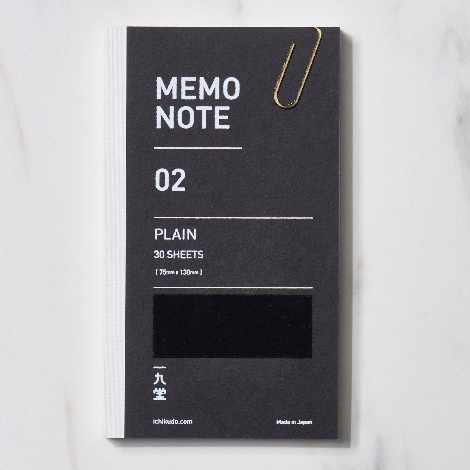 MEMO NOTE Mini Notebook / ICHIKUDO