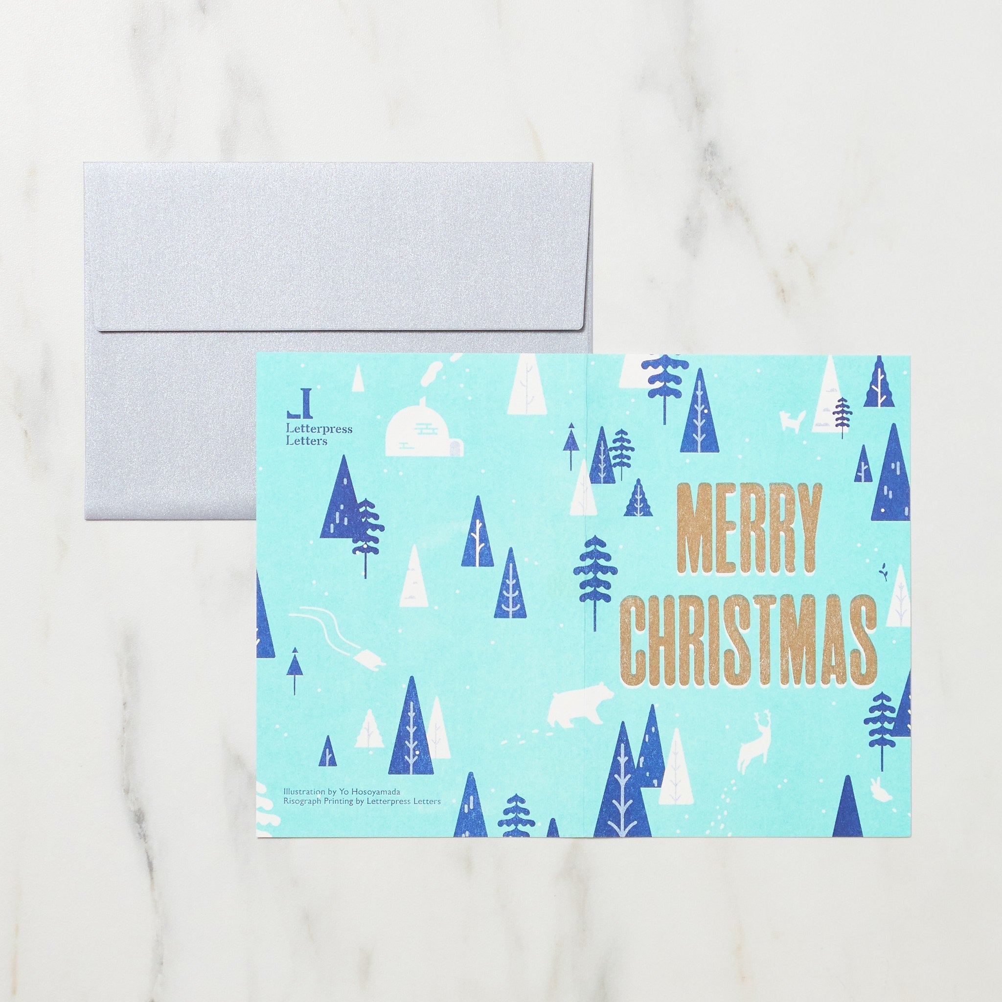 Merry Christmas Cards / Letterpress Letters