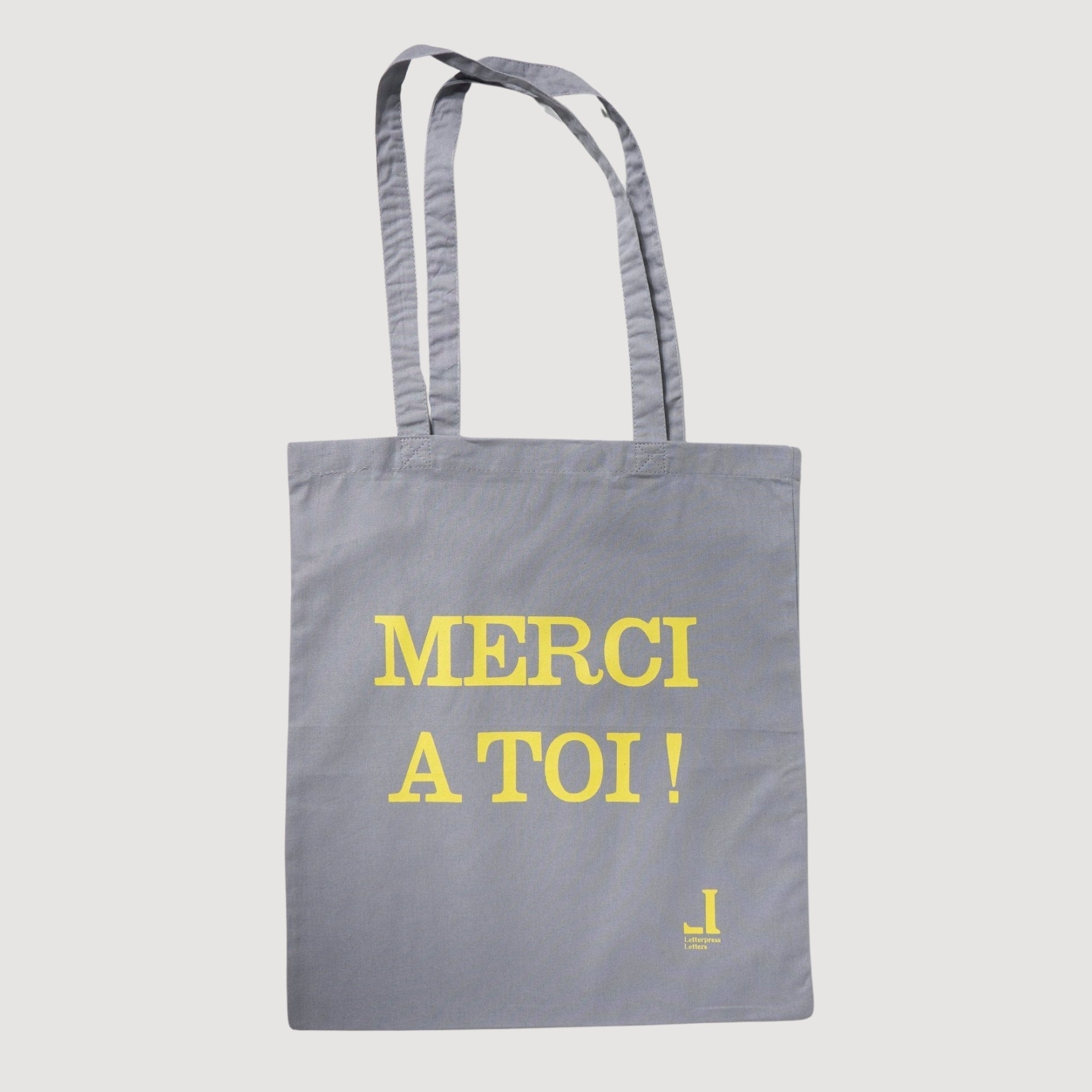 Message Tote Bag / Letterpress Letters