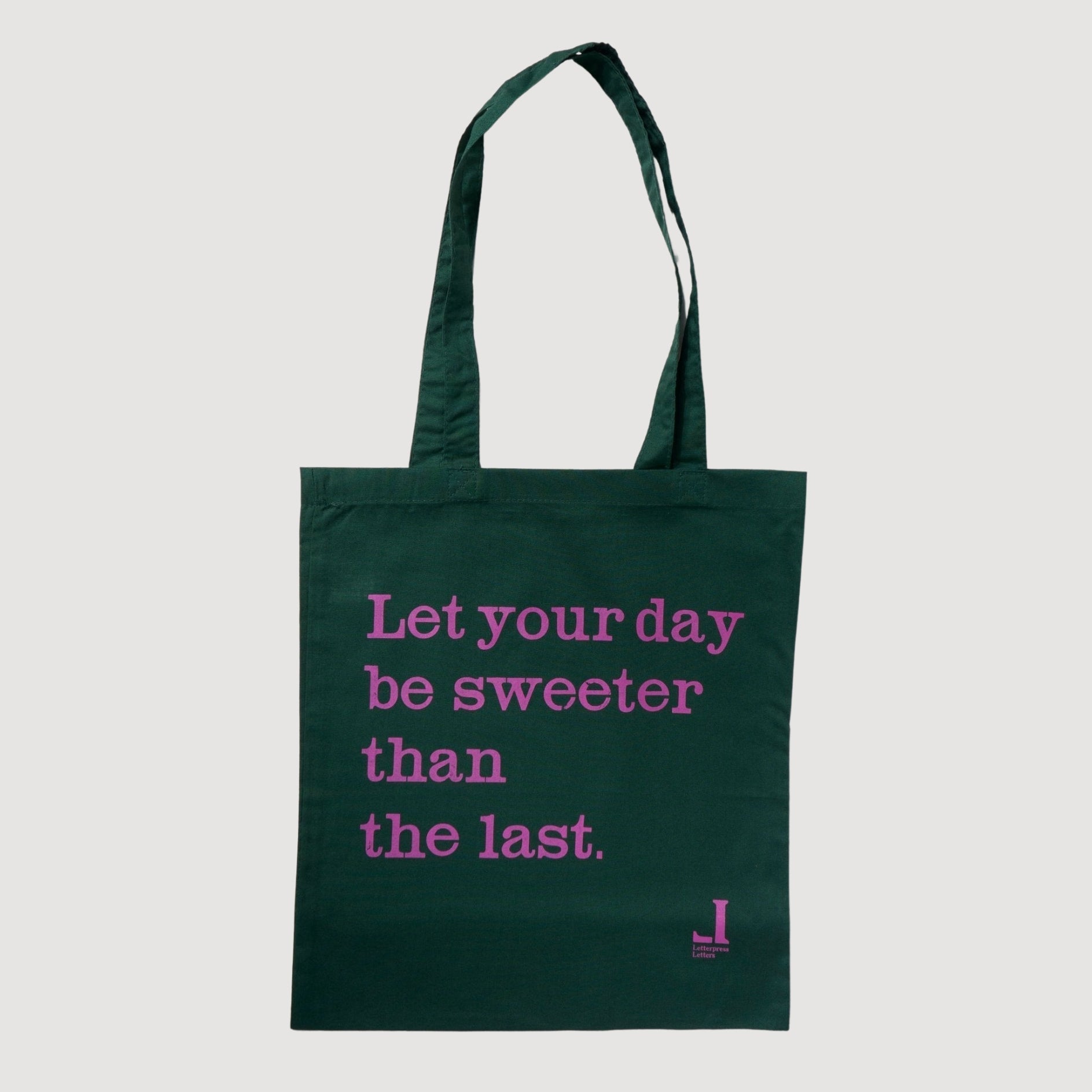 Message Tote Bag / Letterpress Letters