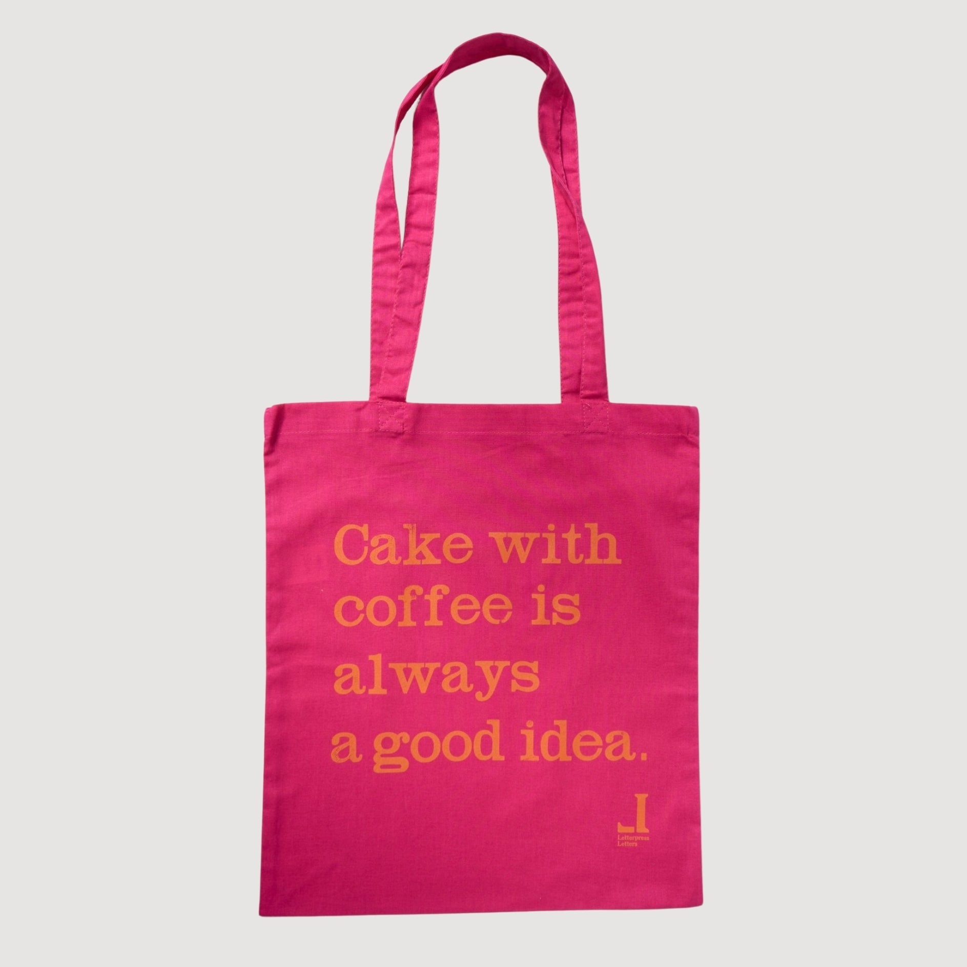 Message Tote Bag / Letterpress Letters