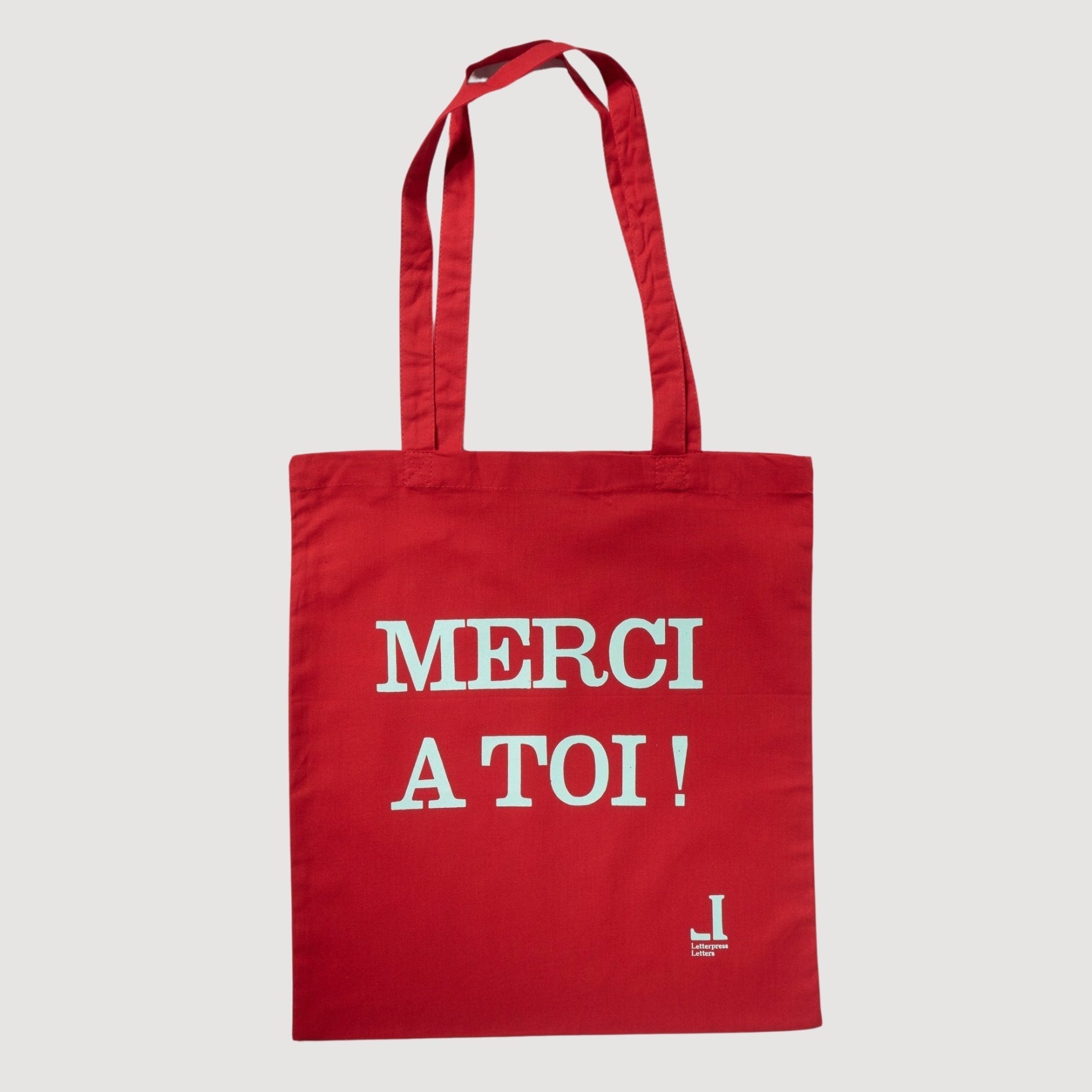 Message Tote Bag / Letterpress Letters