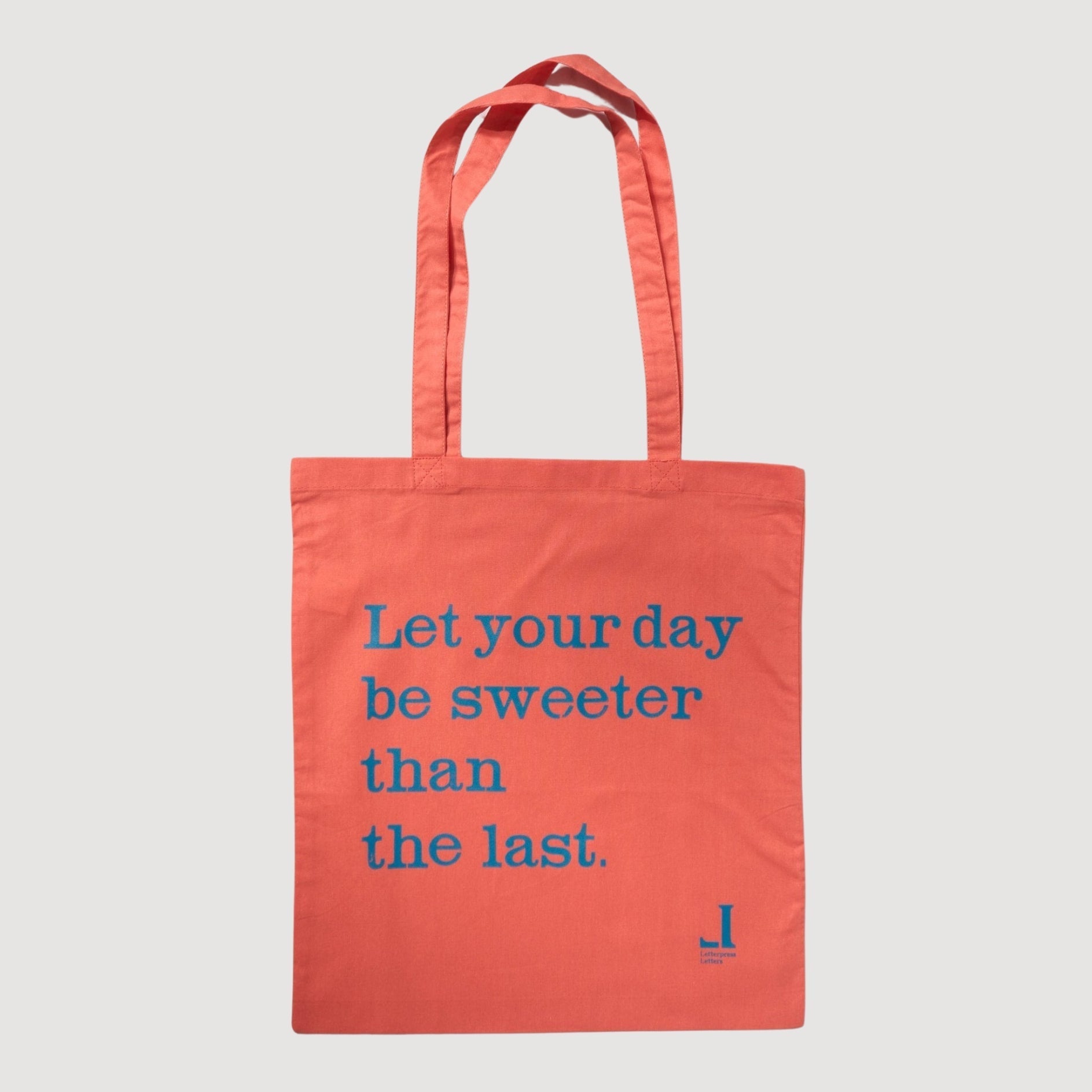 Message Tote Bag / Letterpress Letters