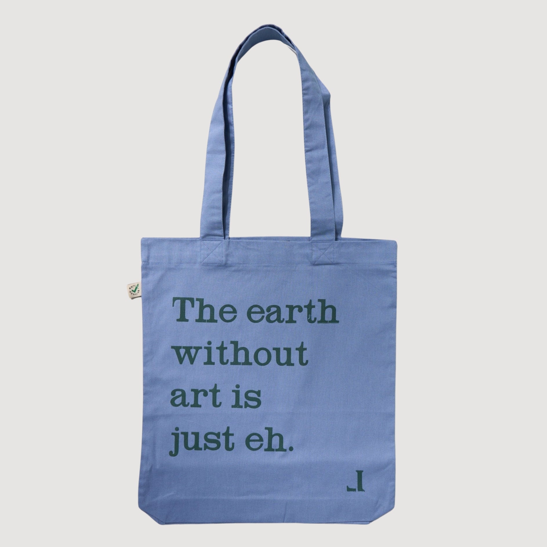Message Tote Bag with Gusset / Letterpress Letters