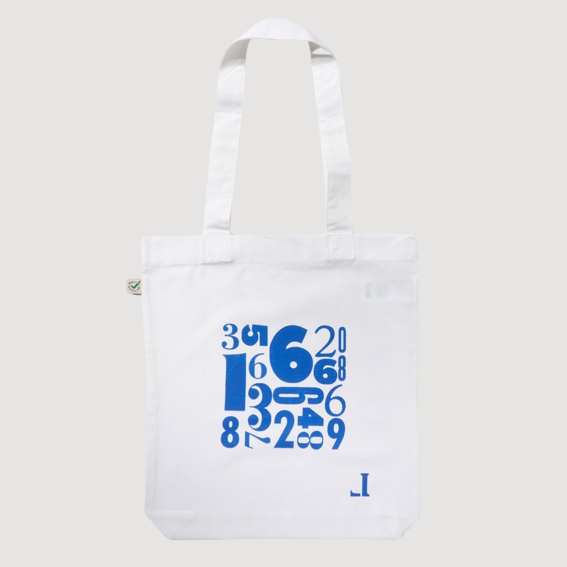 Message Tote Bag with Gusset / Letterpress Letters
