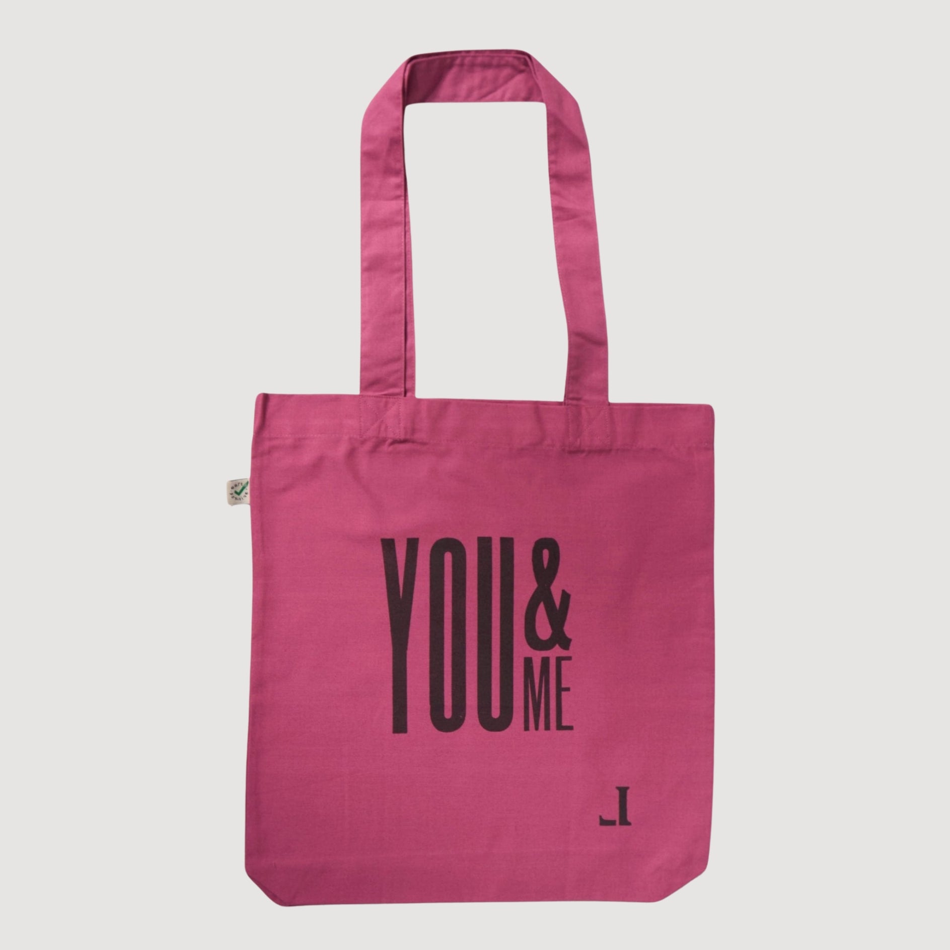 Message Tote Bag with Gusset / Letterpress Letters
