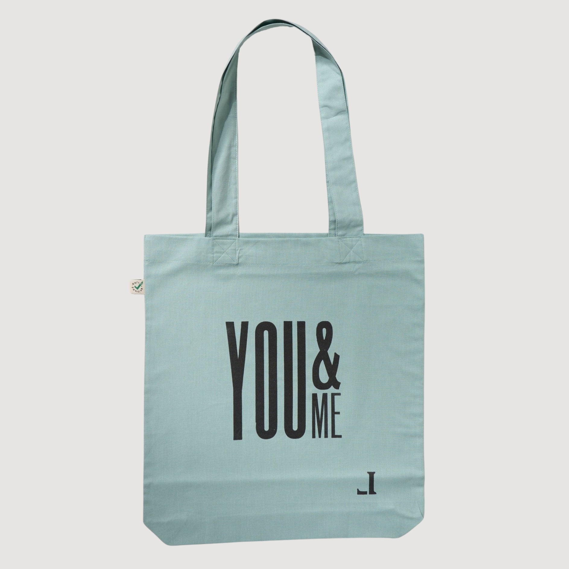 Message Tote Bag with Gusset / Letterpress Letters