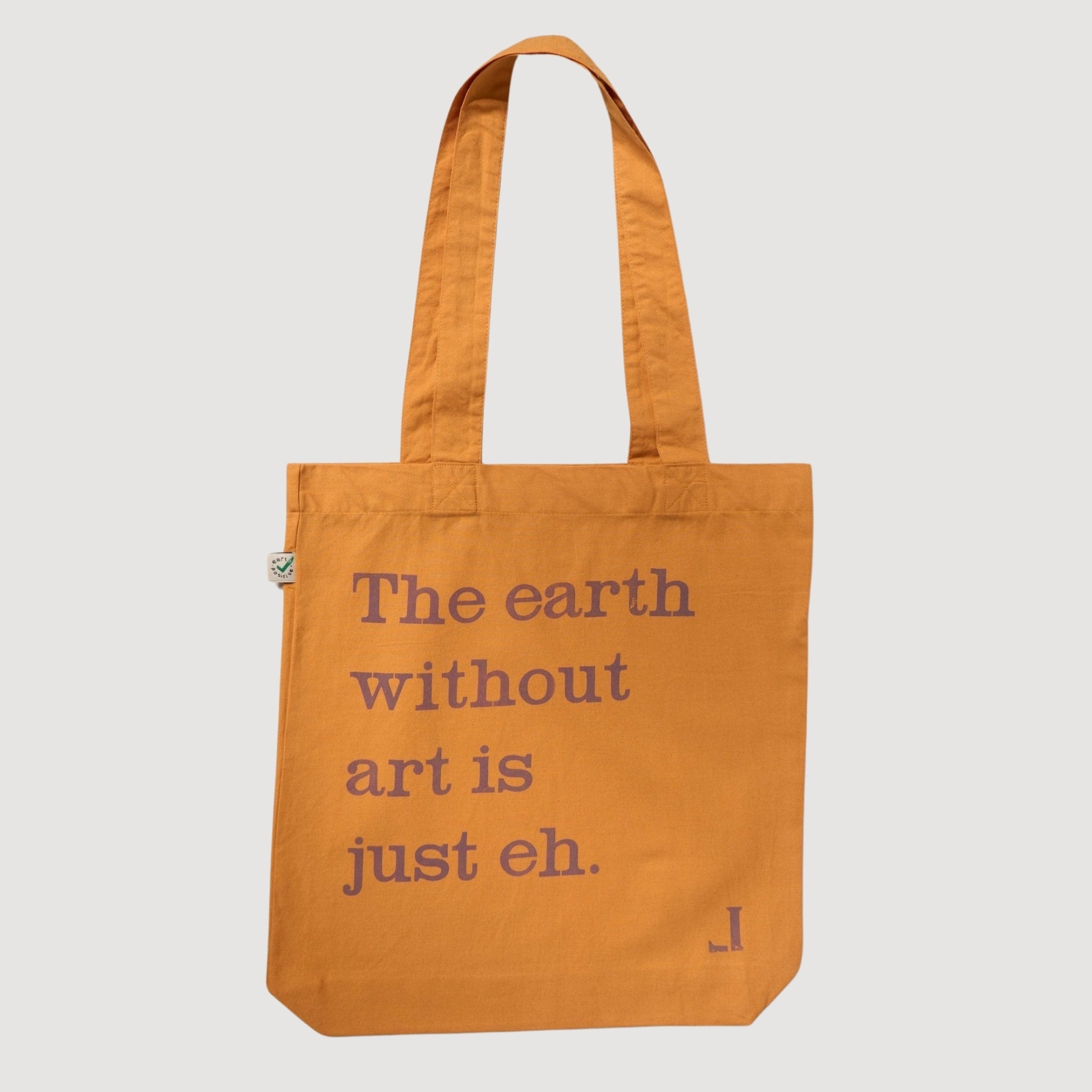 Message Tote Bag with Gusset / Letterpress Letters