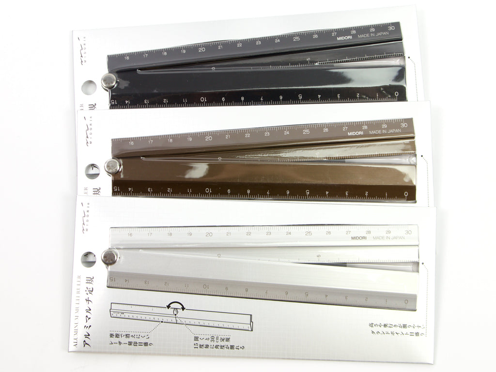 Midori Aluminum Multi Ruler 30cm