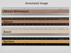 Midori Aluminum and Wood Ruler